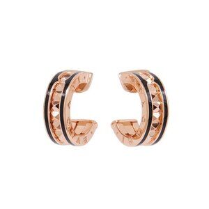 BVLGARI B.Zero1 Padlock Earrings K18PG/Ceramic 357567